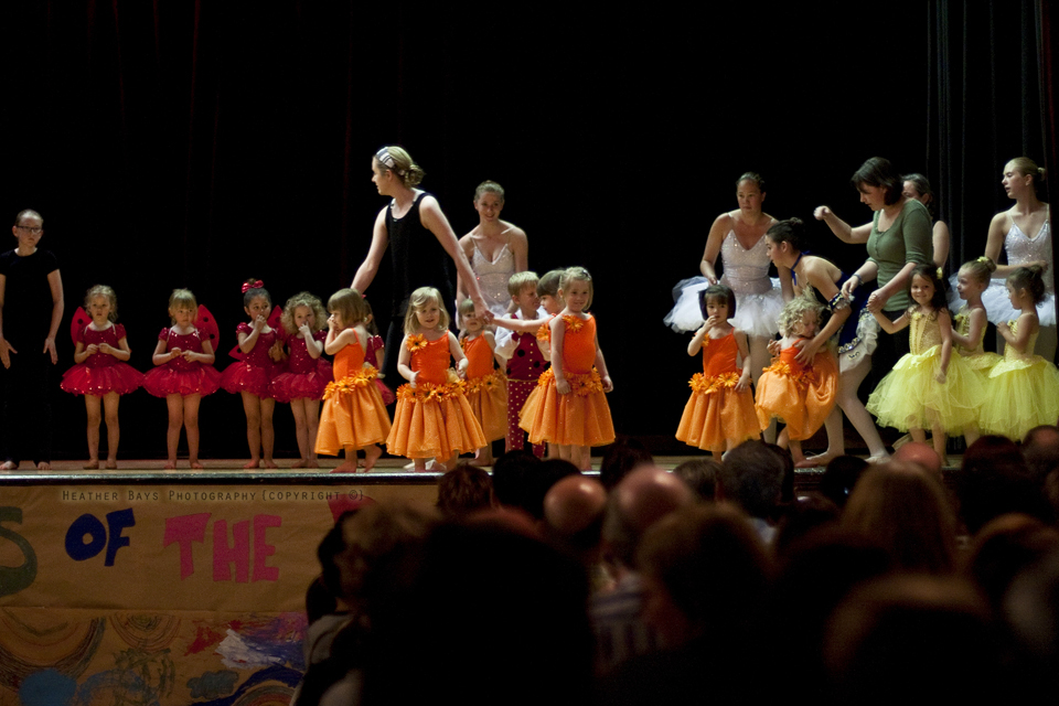curtsy on stage at the end of the whole show