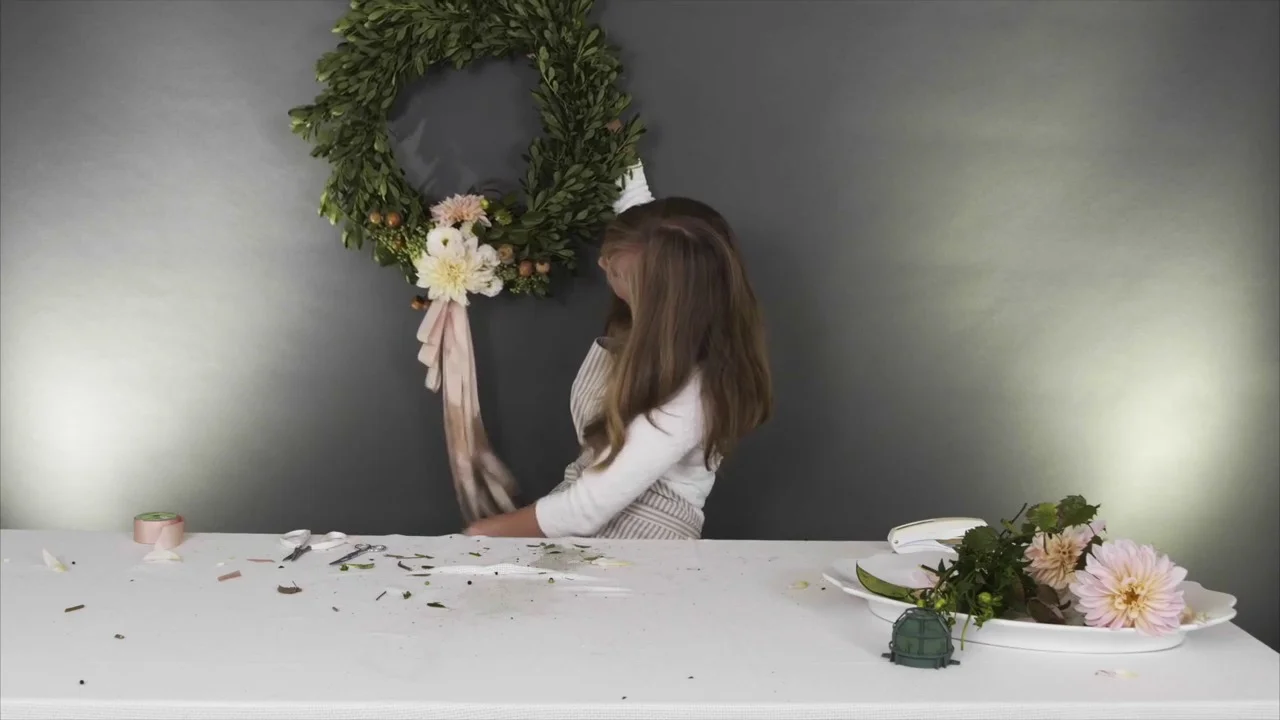 Large Floral Wreath