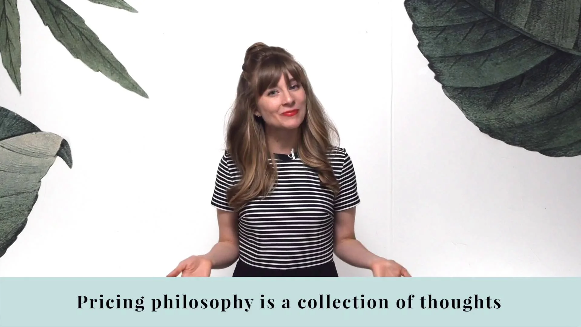 What is a pricing philosophy?