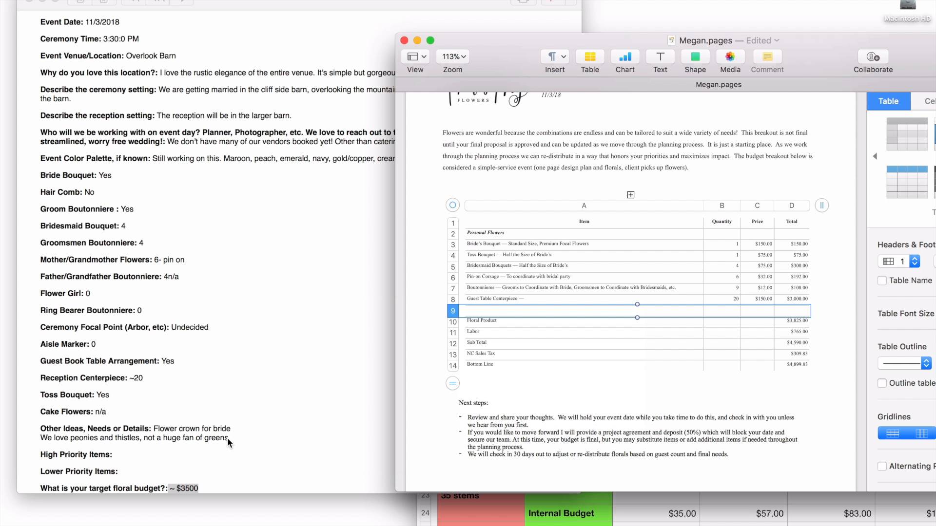 15 Minute $3500 Estimate