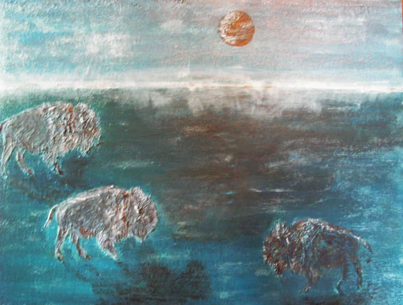 "Buffalo in the Midst" by Sibel Ozer 