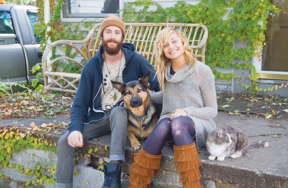 Sitara and her partner, Tim Shellabarger