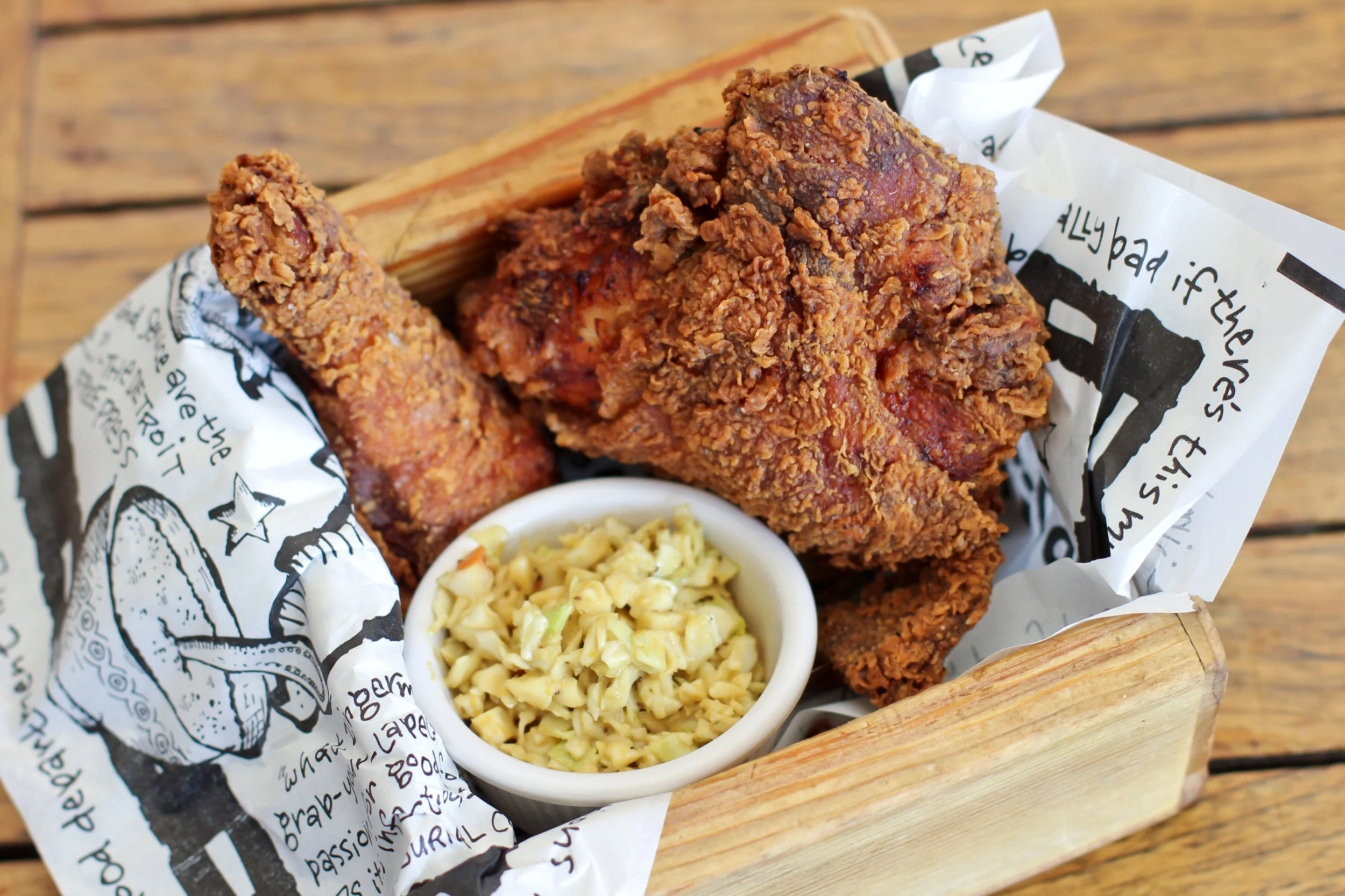 Gluten free buttermilk fried chicken...yes, please!