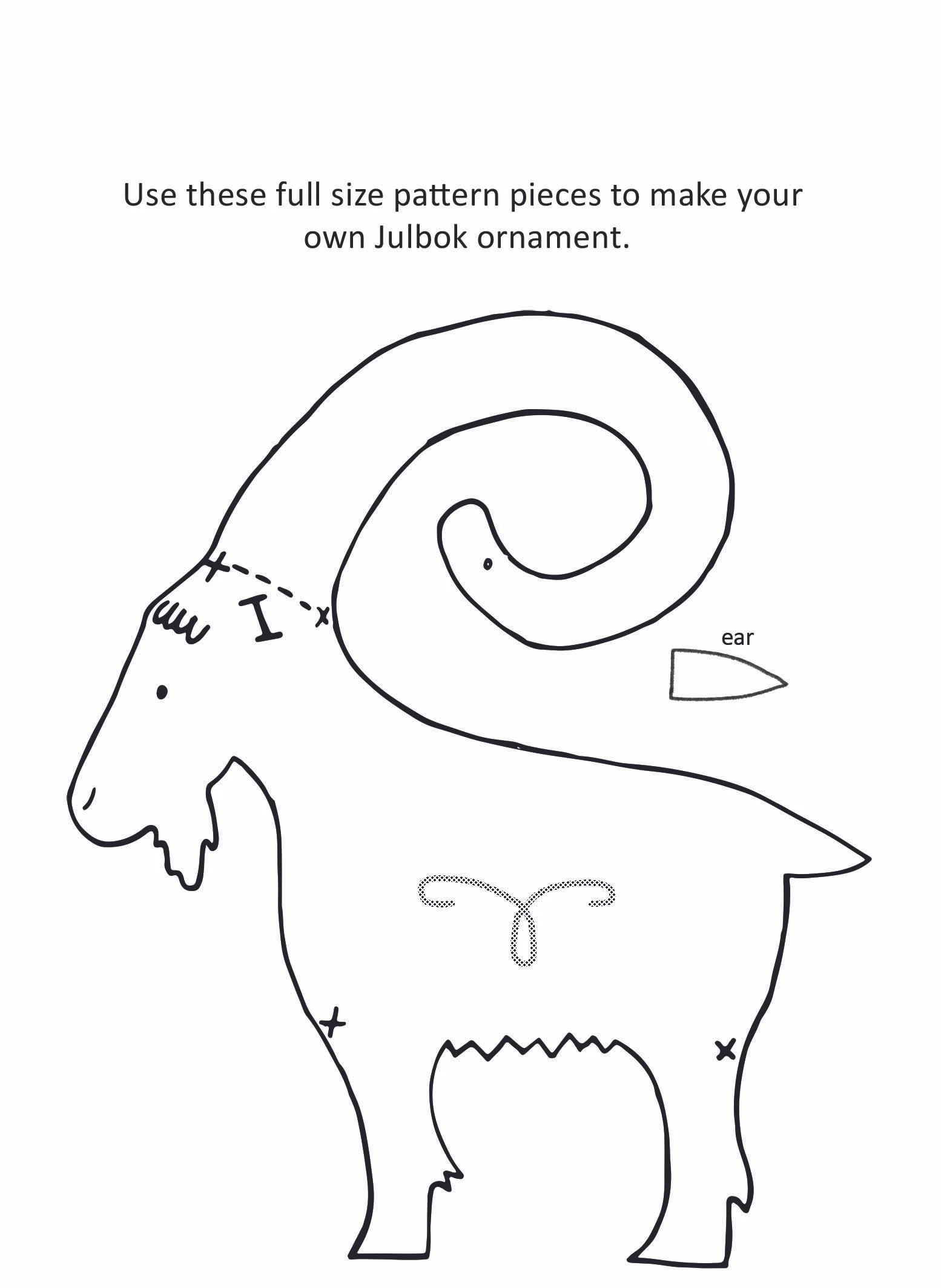Grab this image, scale to size desired, and print!