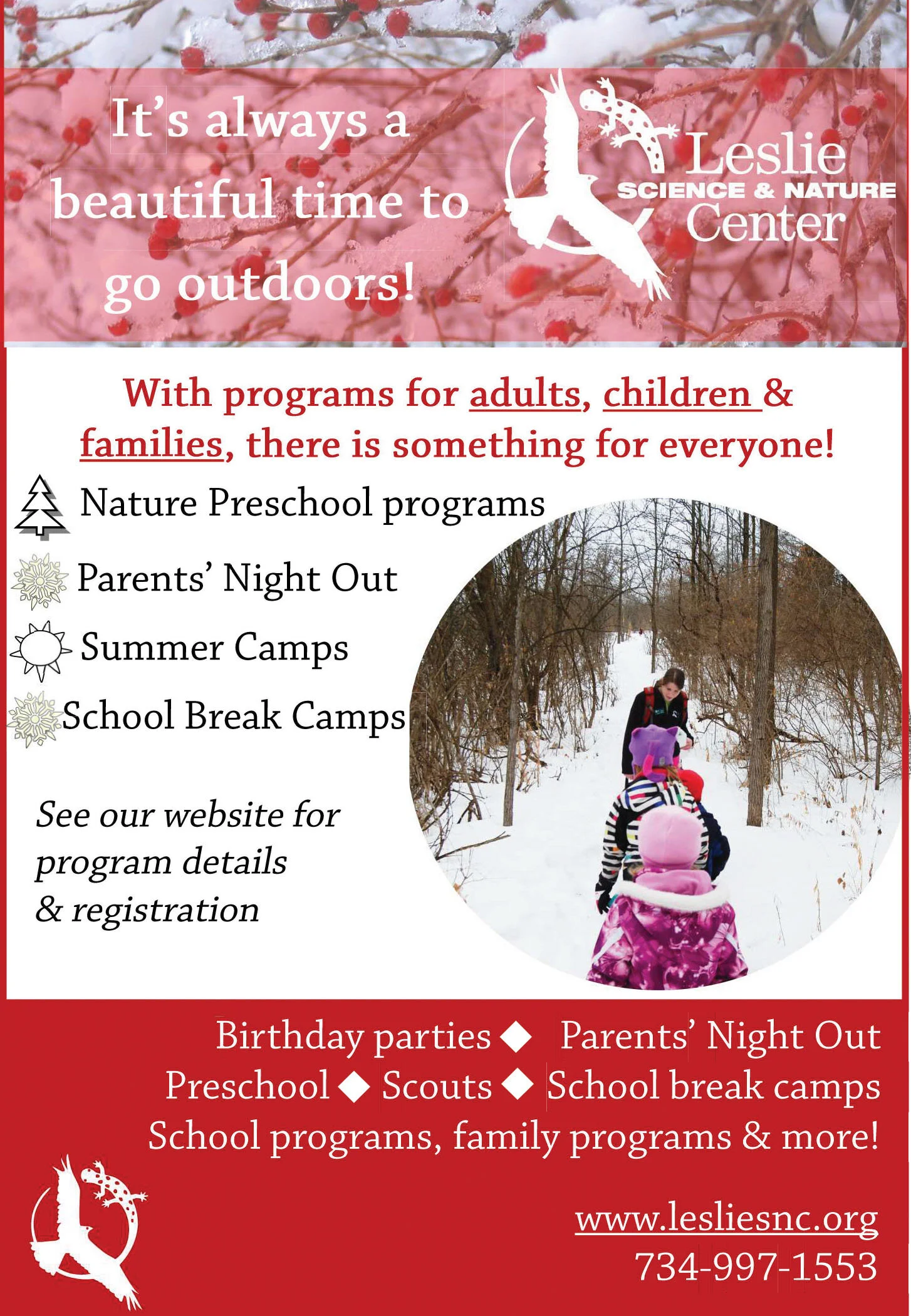 A great way to spend a day! Visit leslienc.org