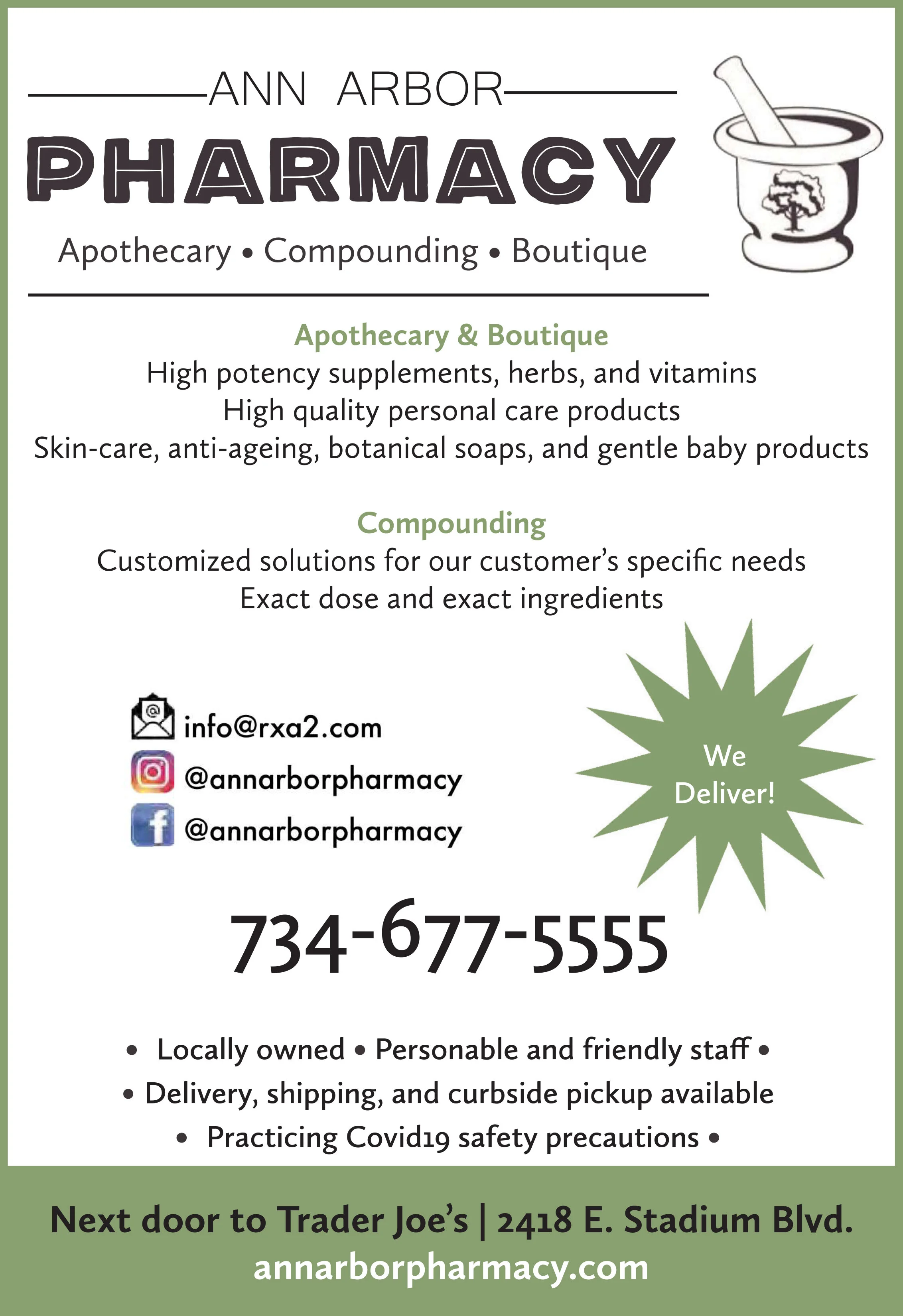 Visit Ann Arbor Pharmacy online to learn more.