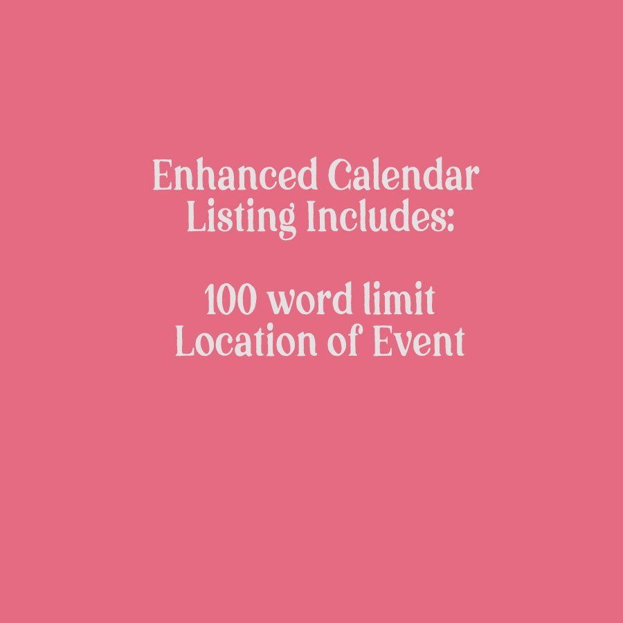 Enhanced Calendar Listing
