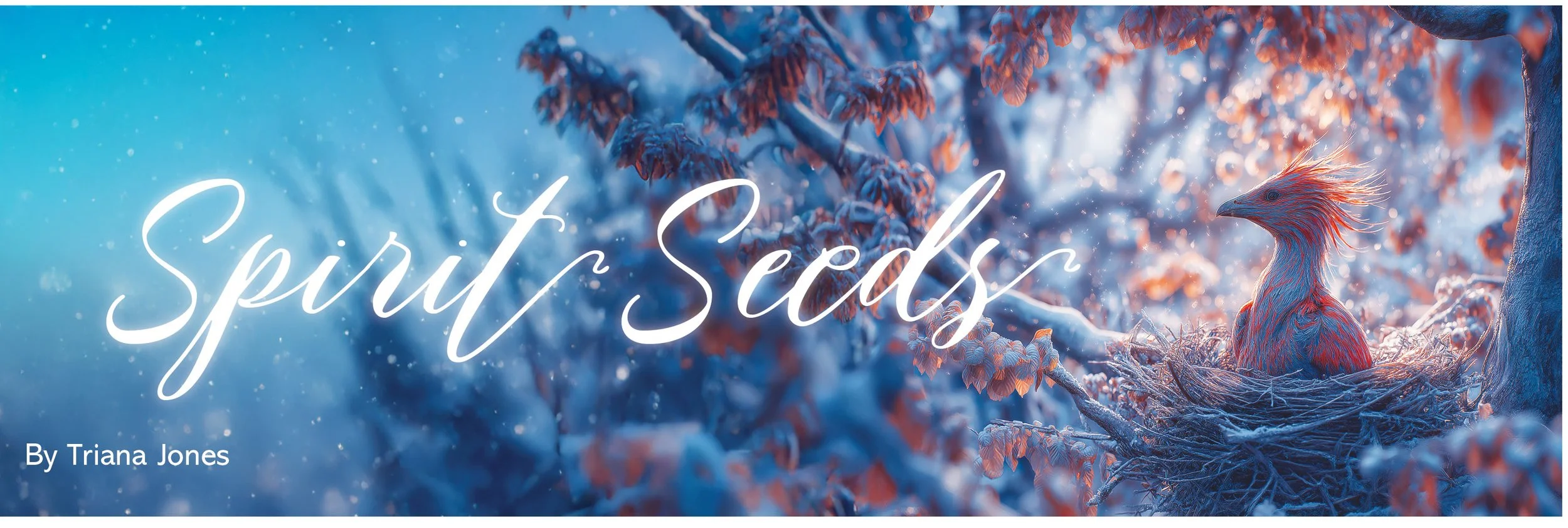 A phoenix in a winter nest