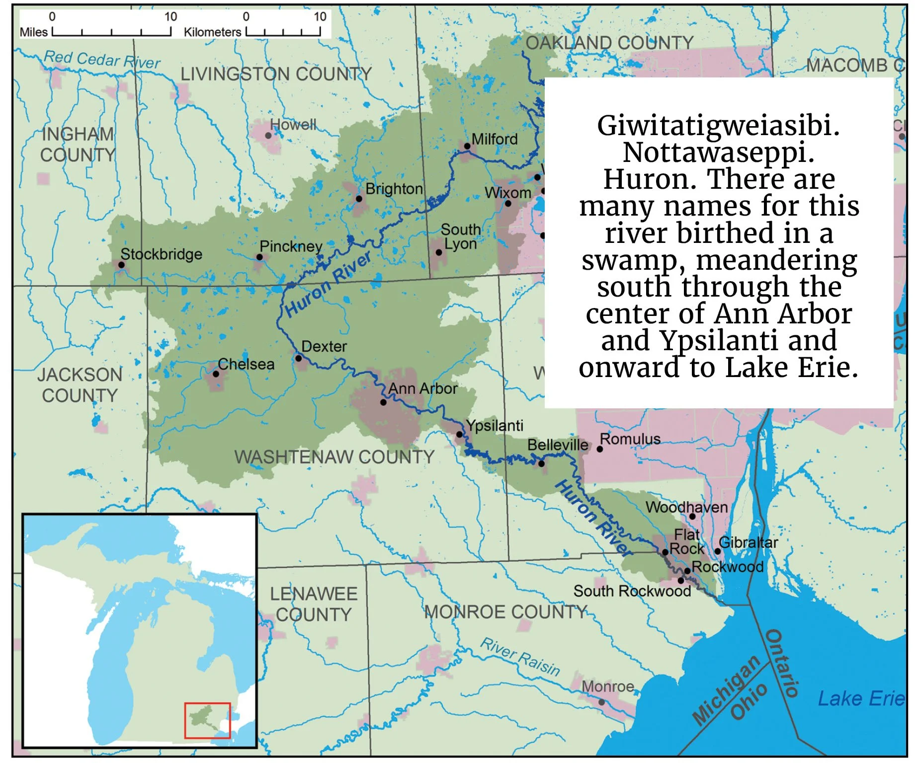 Green Living: A River Runs Through Us: The Huron River