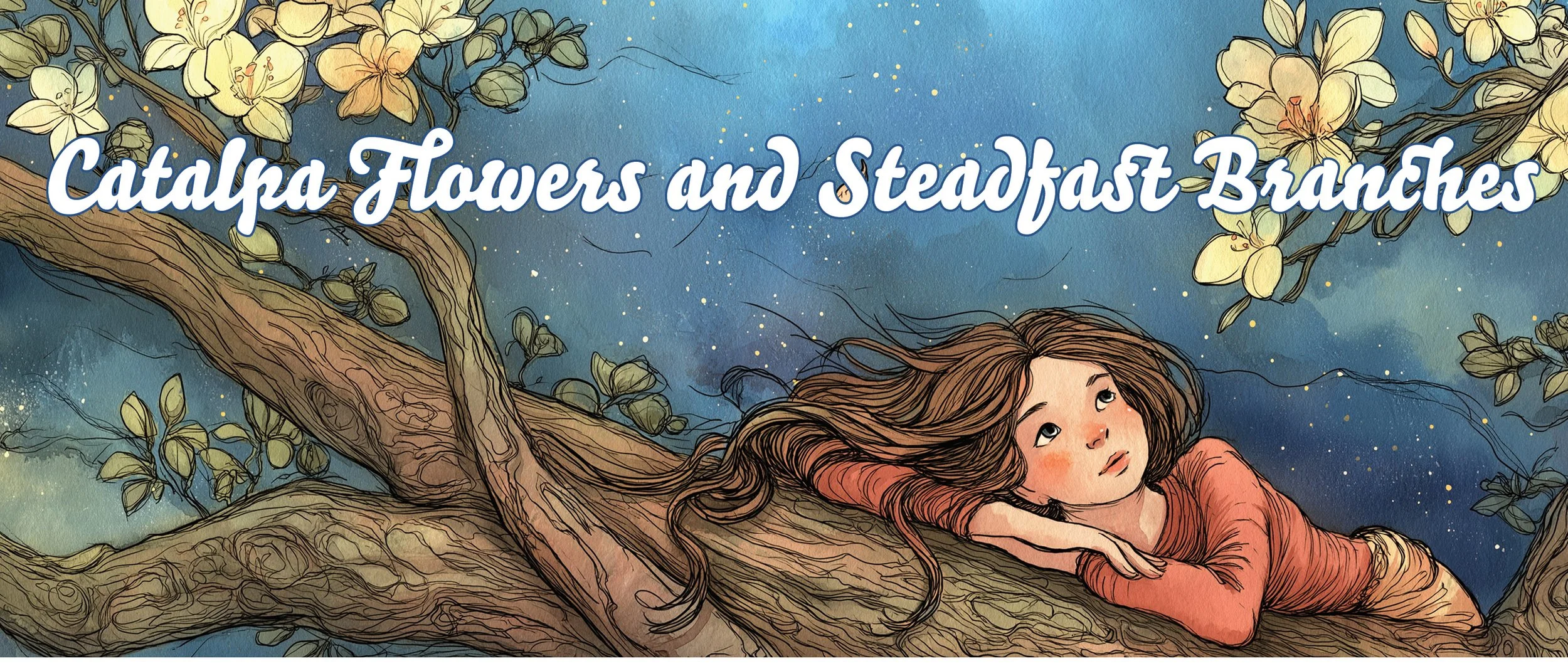 teen girl hiding from parents in tree