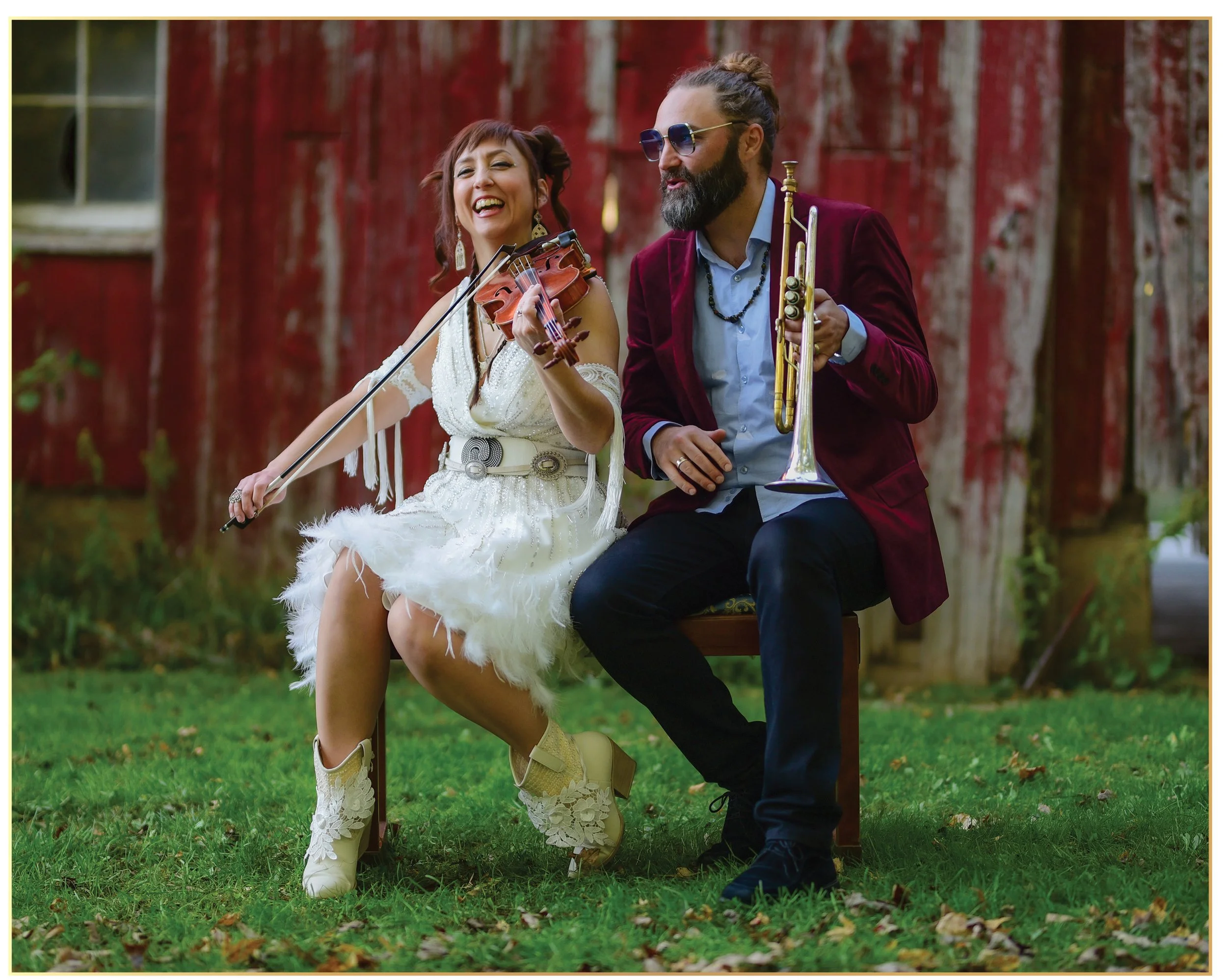 Erin Zindle and Ross Huff, musicians