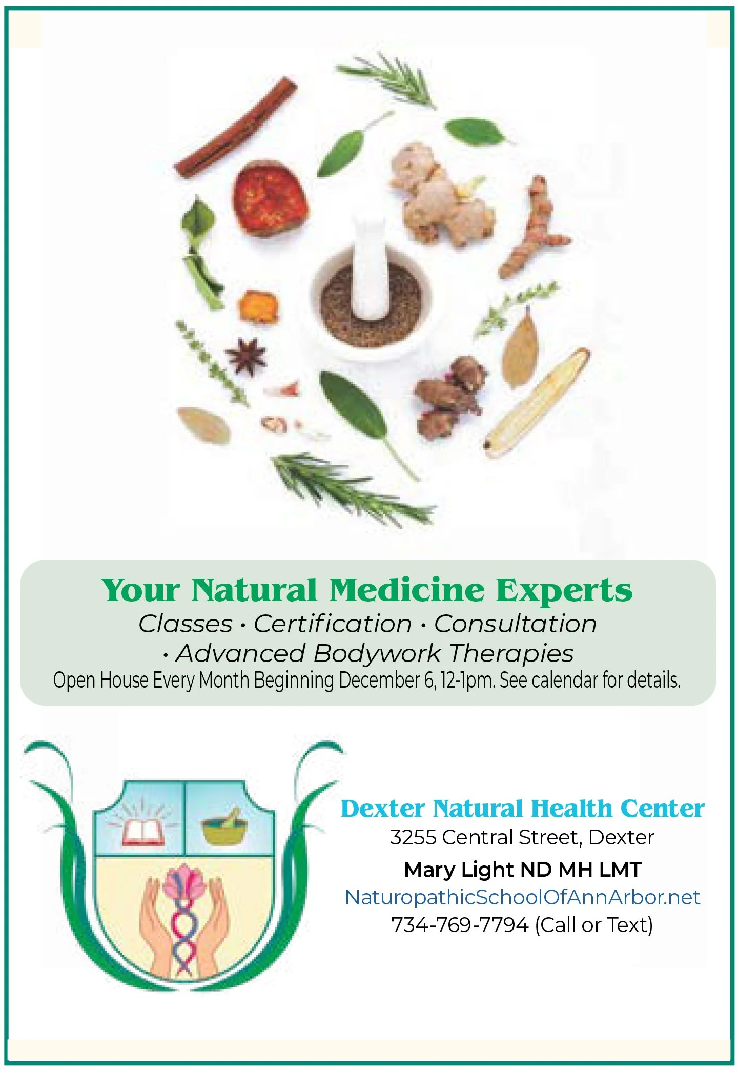 natural medicine school near Ann ARbor