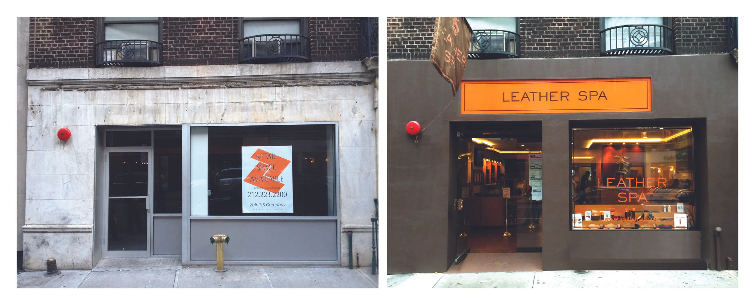  Leather Spa, NY // before &amp; after 
