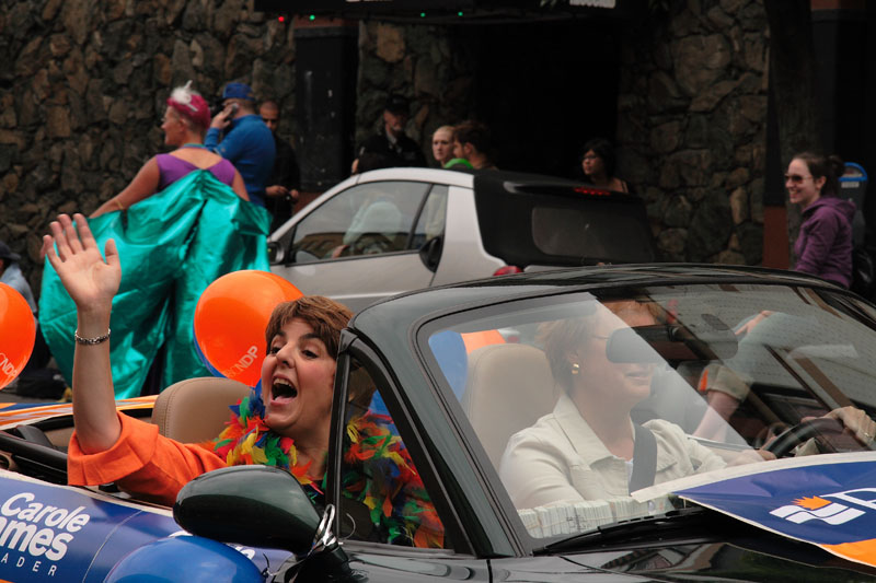 Carole James, Pride Parade, Victoria B.C