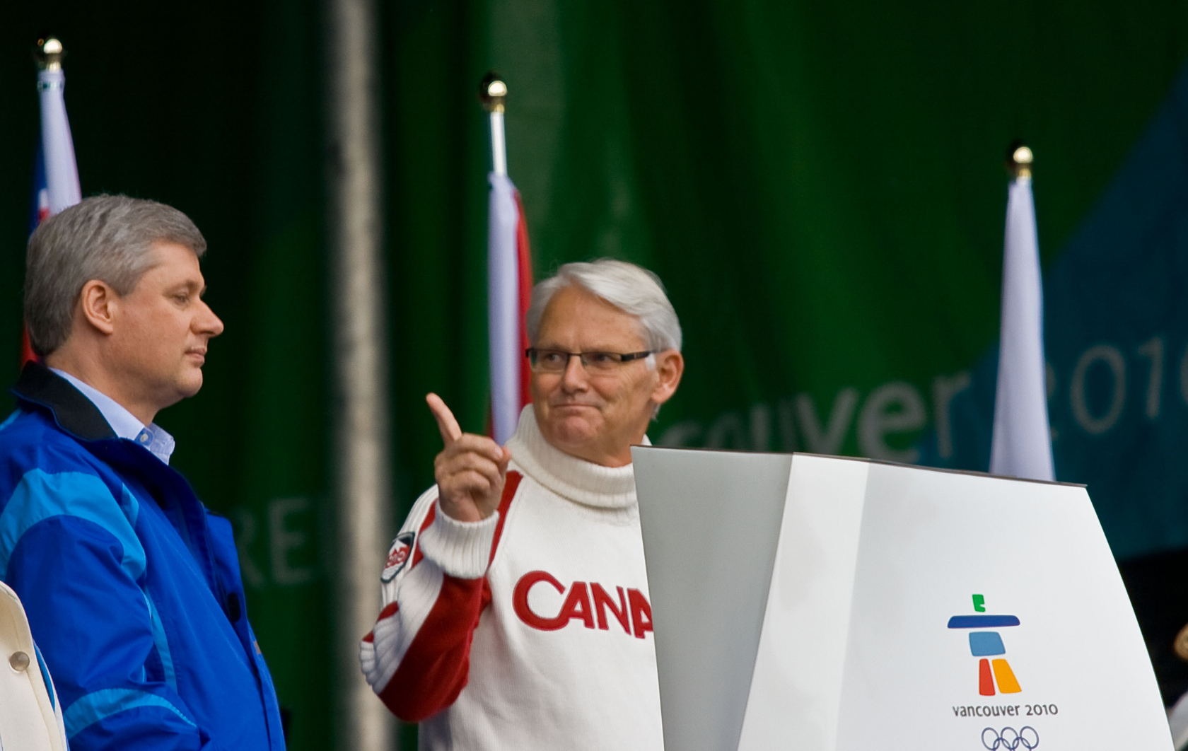 Prime Minister Harper and Premier Campbell