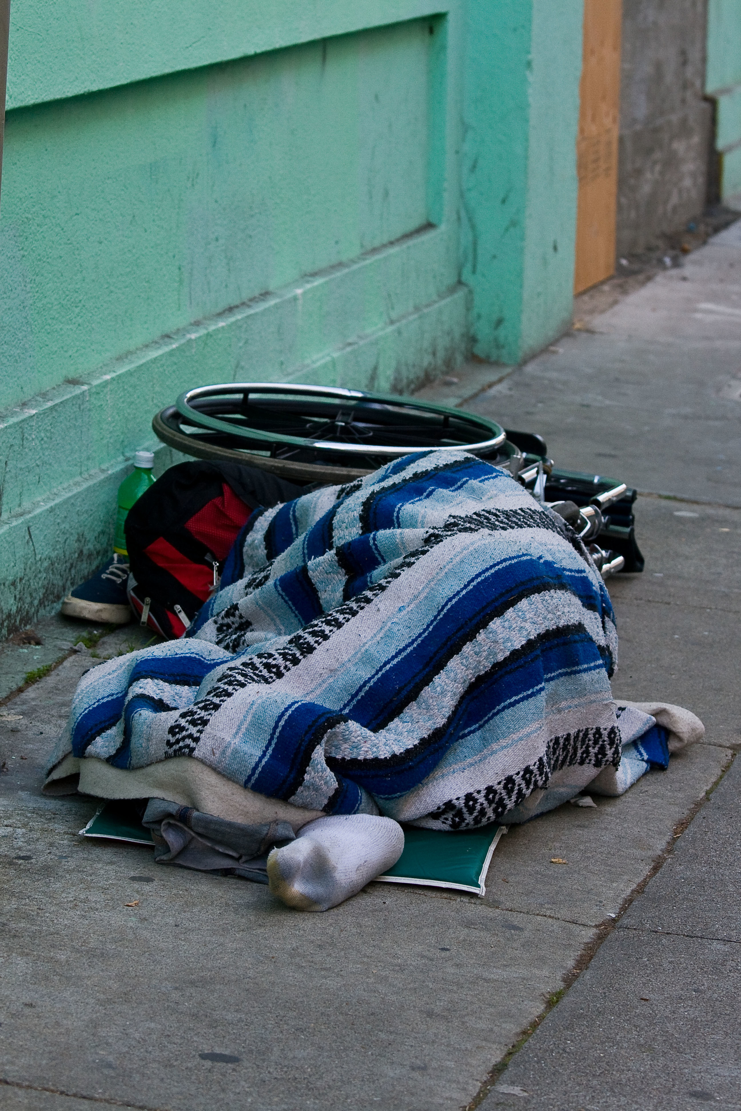 Disabled and homeless SF USA