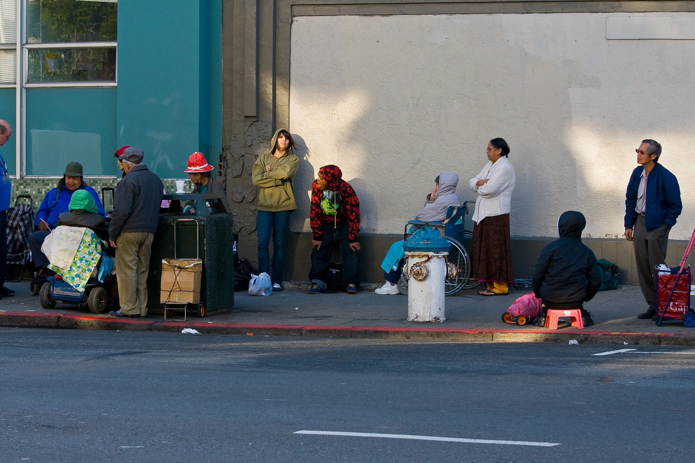 Waiting for the Mission to Open, SF USA