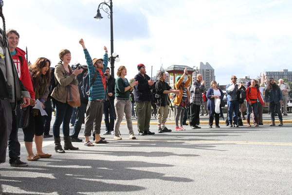 "Powershift" Blockade, Victoria BC