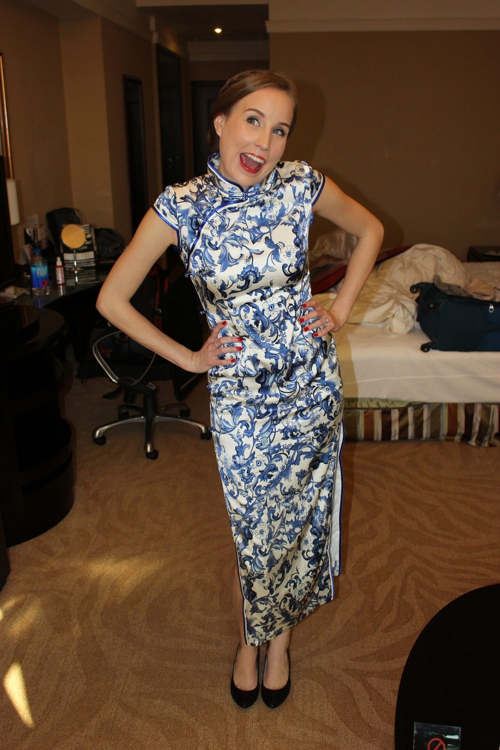 My Chinese dress for the day!