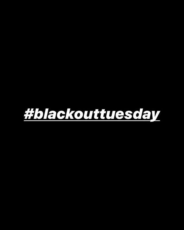 #blackouttuesday