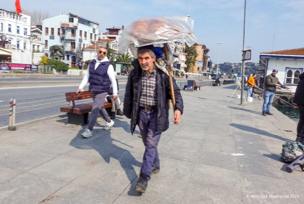 Arnavutkoy Simit Vendor, Istanbul, March 2026