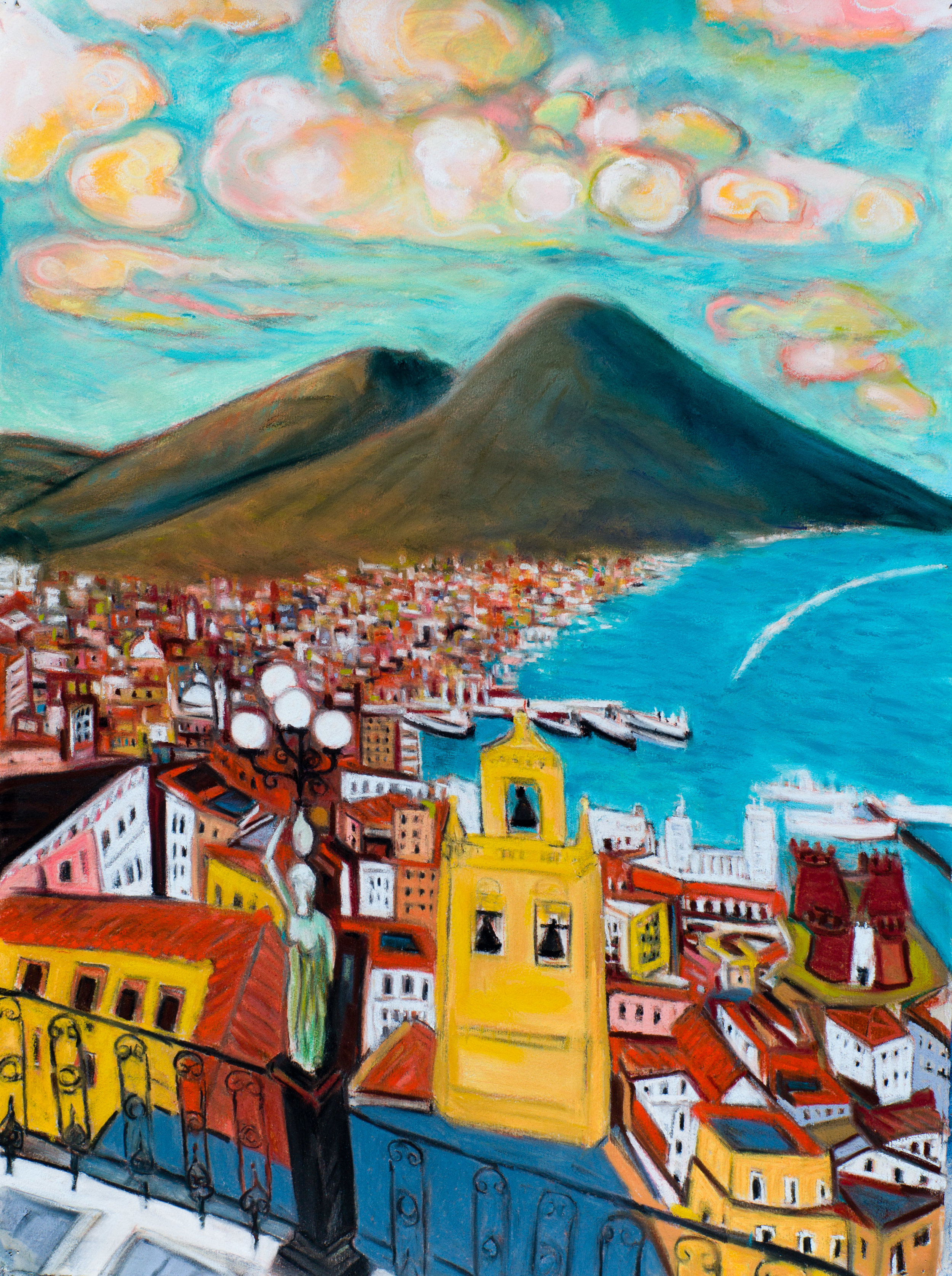 View From Naples, pastel 22x30.jpg