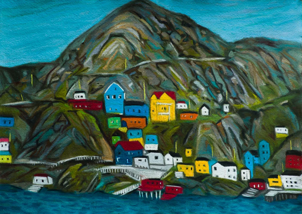 The Battery #1, pastel 22x30