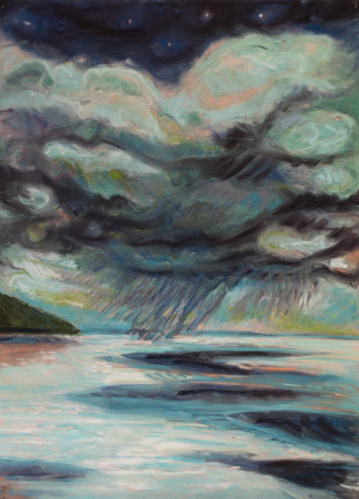 Storm Clouds, pastel 30x22
