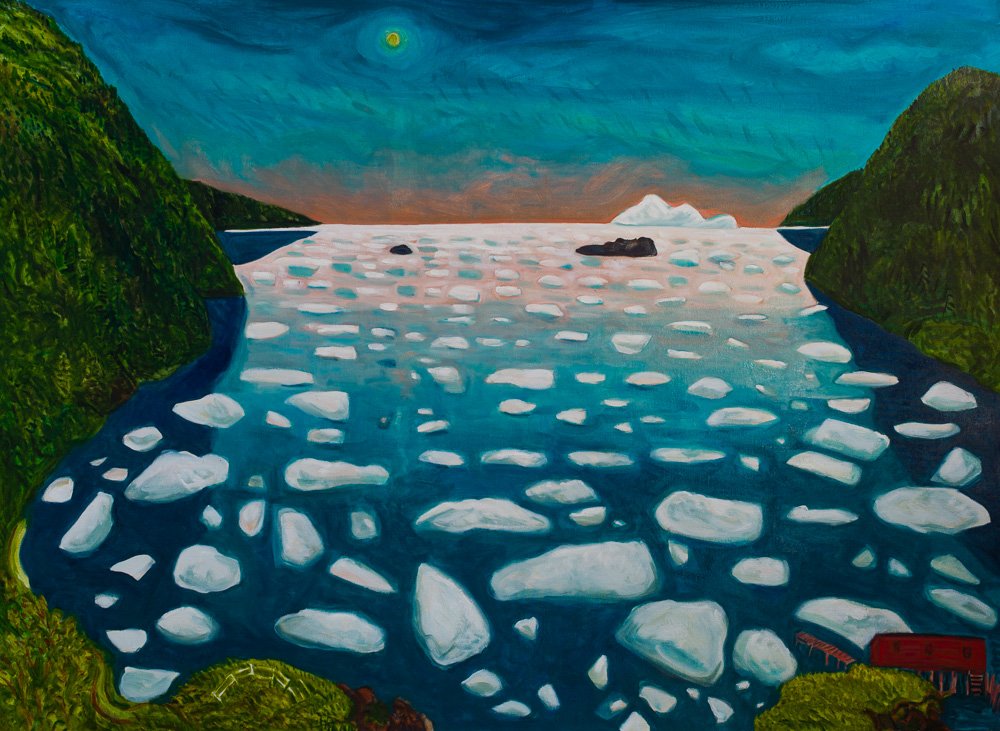 Pack Ice #4, oil-linen 44x60.jpg