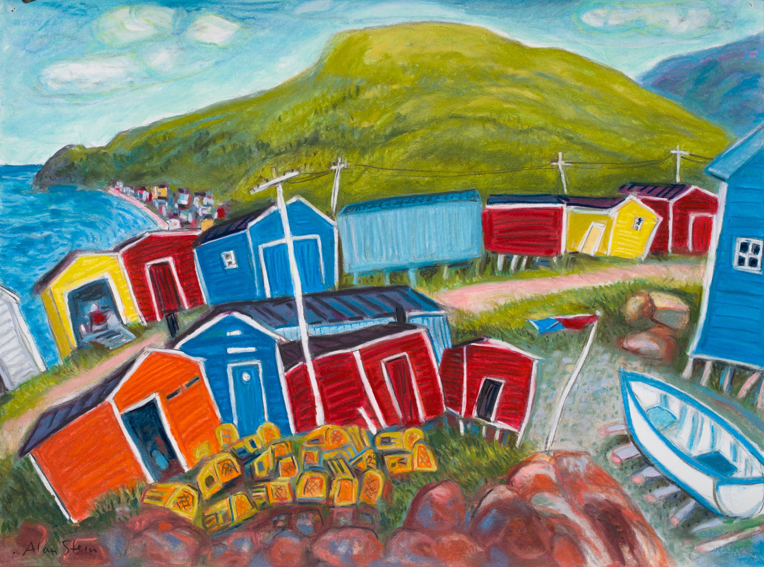 Fishing Sheds at Trout River, Newfoundland