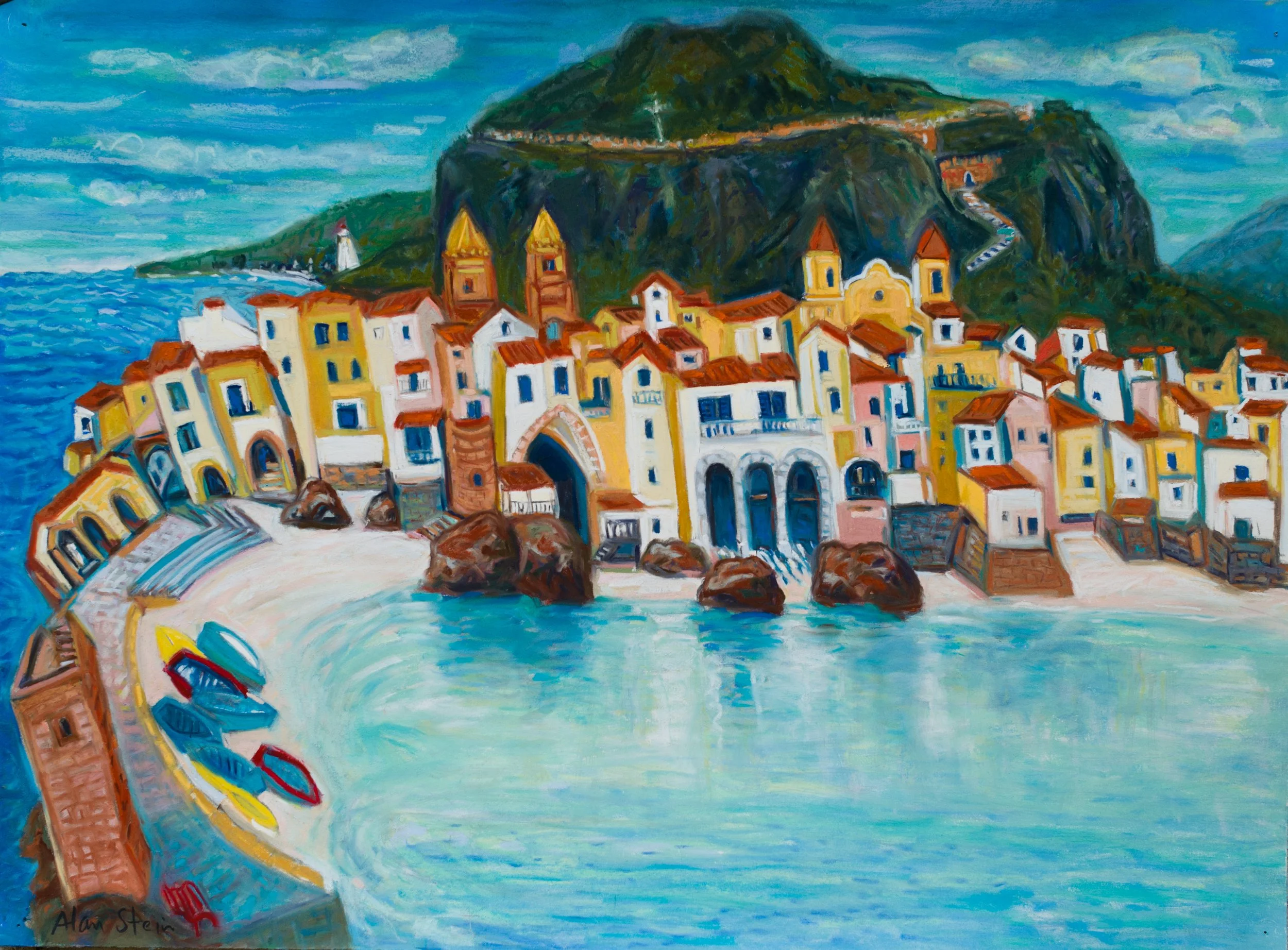 Cefalu, Sicily pastel 22x30 2025 (1 of 1).jpg