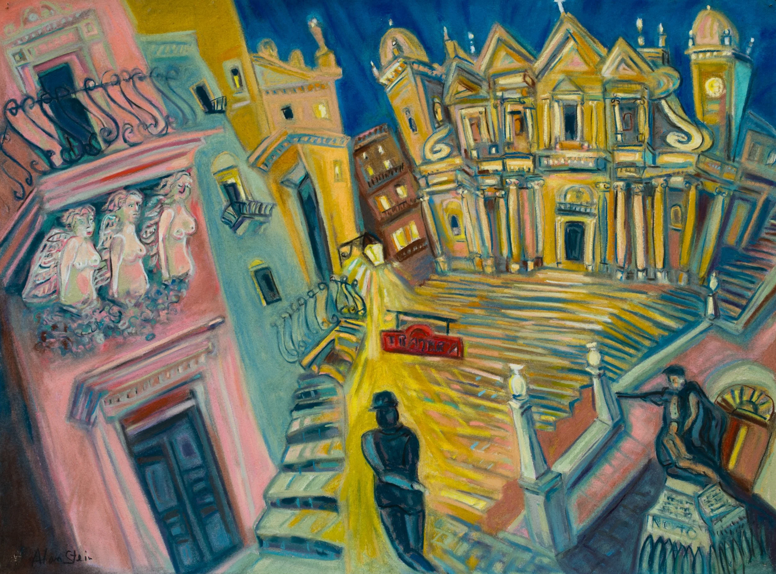 Noto, Sicily pastel 22x30 2025 (1 of 1).jpg