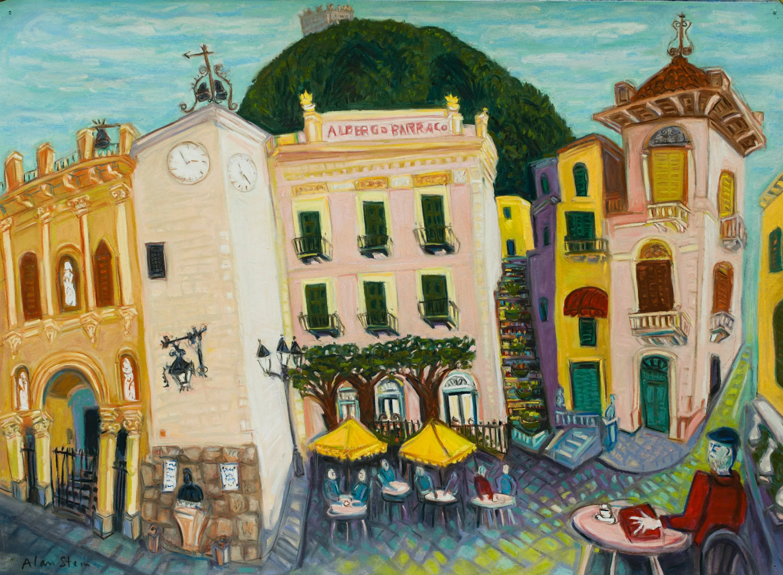 Piazza Garibaldi, Cefalu Sicily pastel 22x30 2025 (1 of 1).jpg