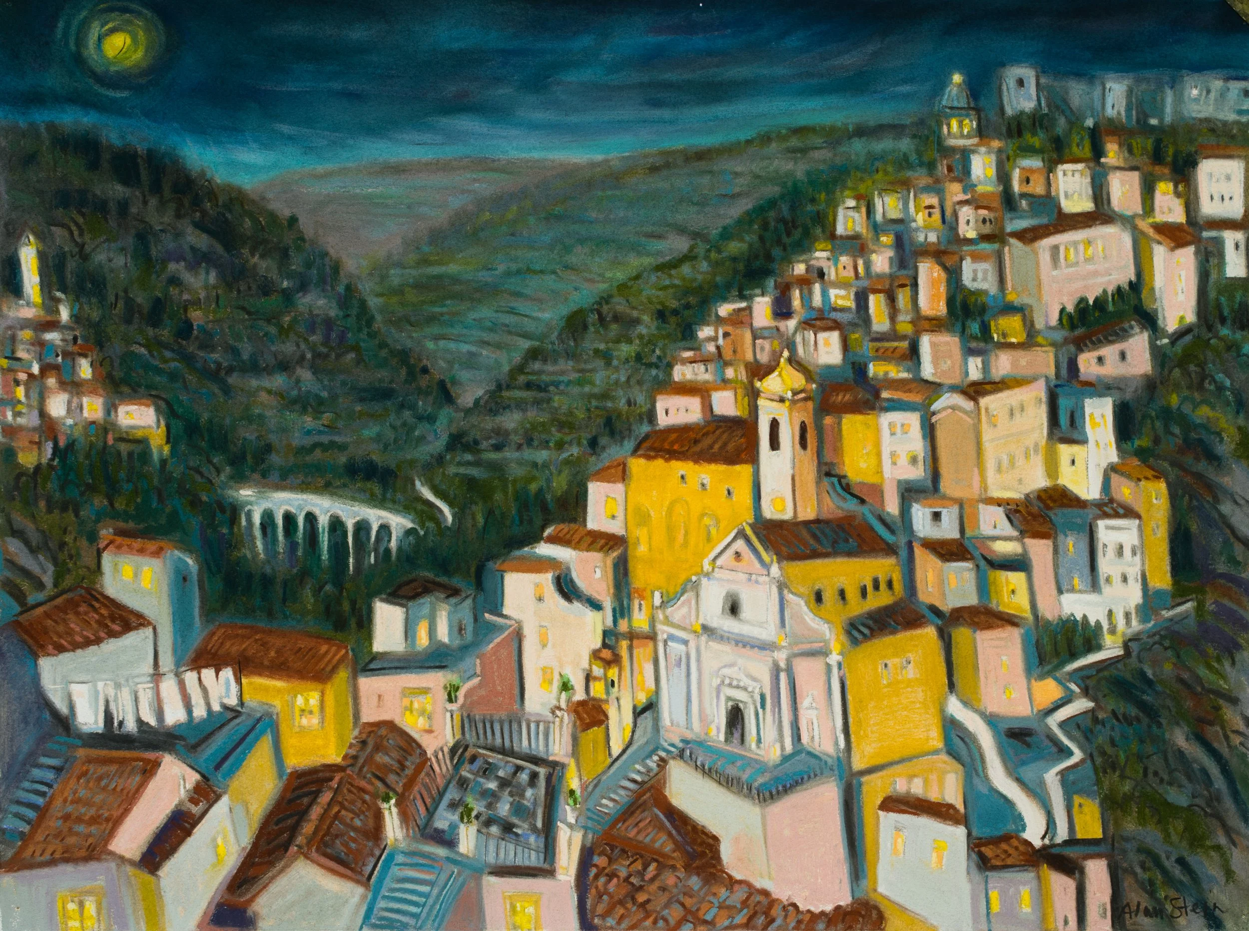 Ragusa Ibla, Sicily pastel 22x30 2025 (1 of 1).jpg