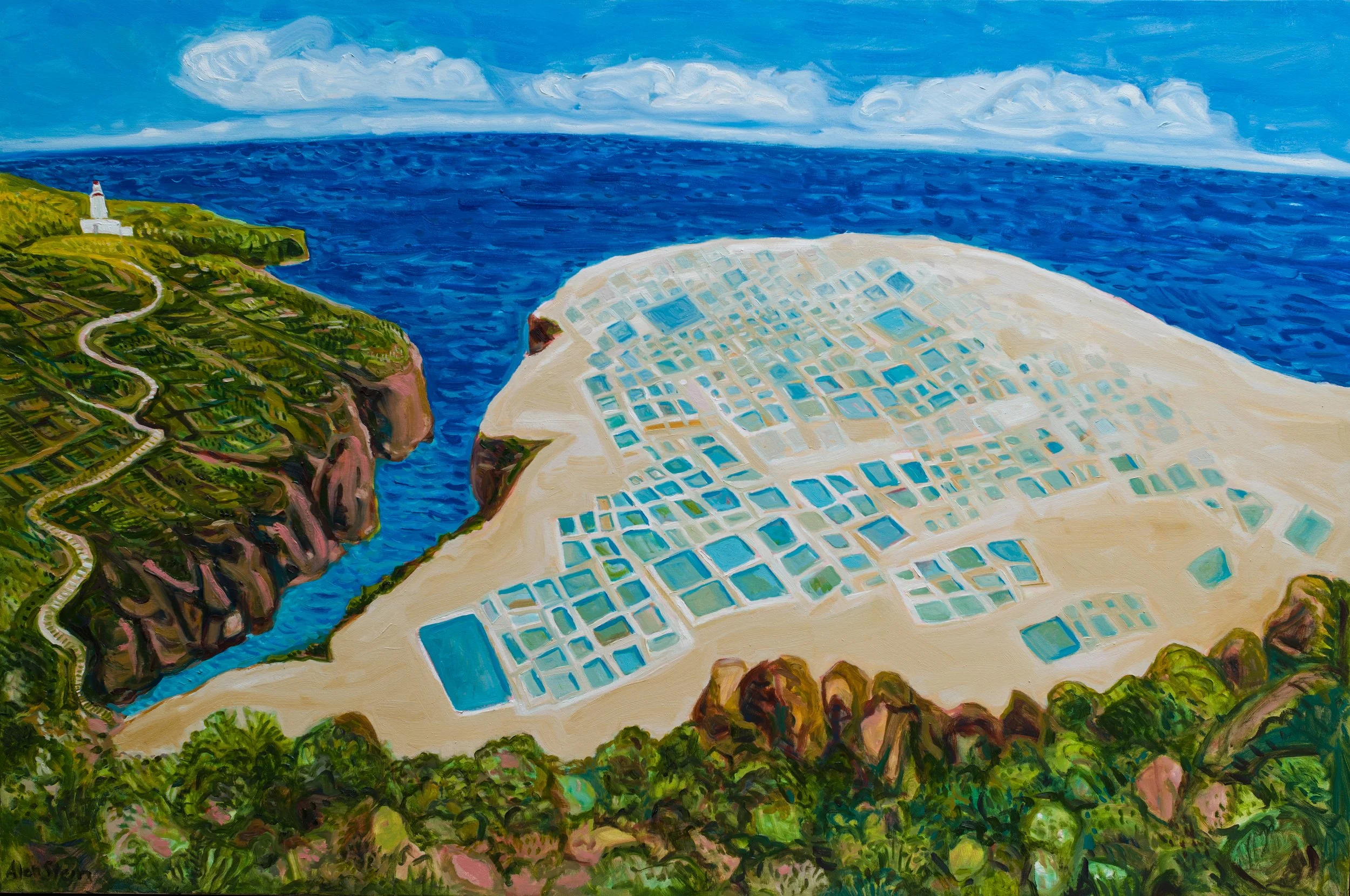 Salt Pans, Gozo, oil-canvas, 40x60%22 2025 (1 of 1).jpg