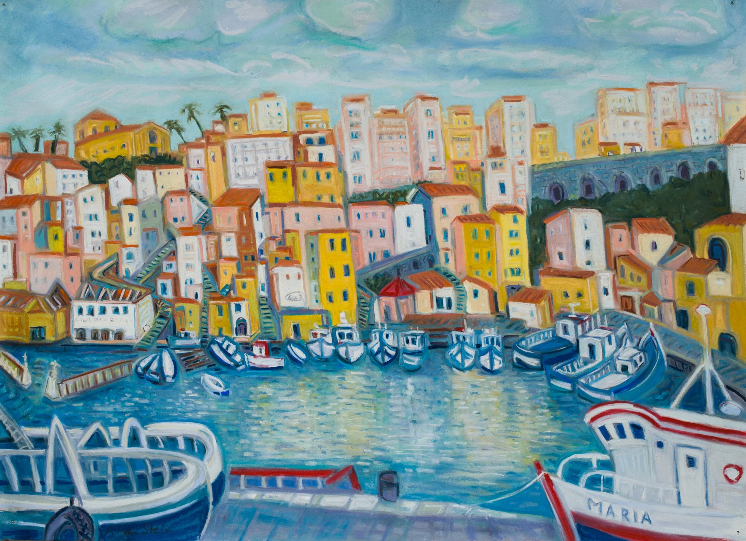 Sciacca Harbour, Sicily pastel 22x30 2025 (1 of 1).jpg