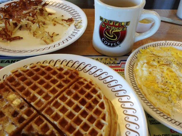 All that food and the only pic I snapped was Waffle House. It was my first time there!