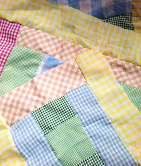 The start of one busy quilt...