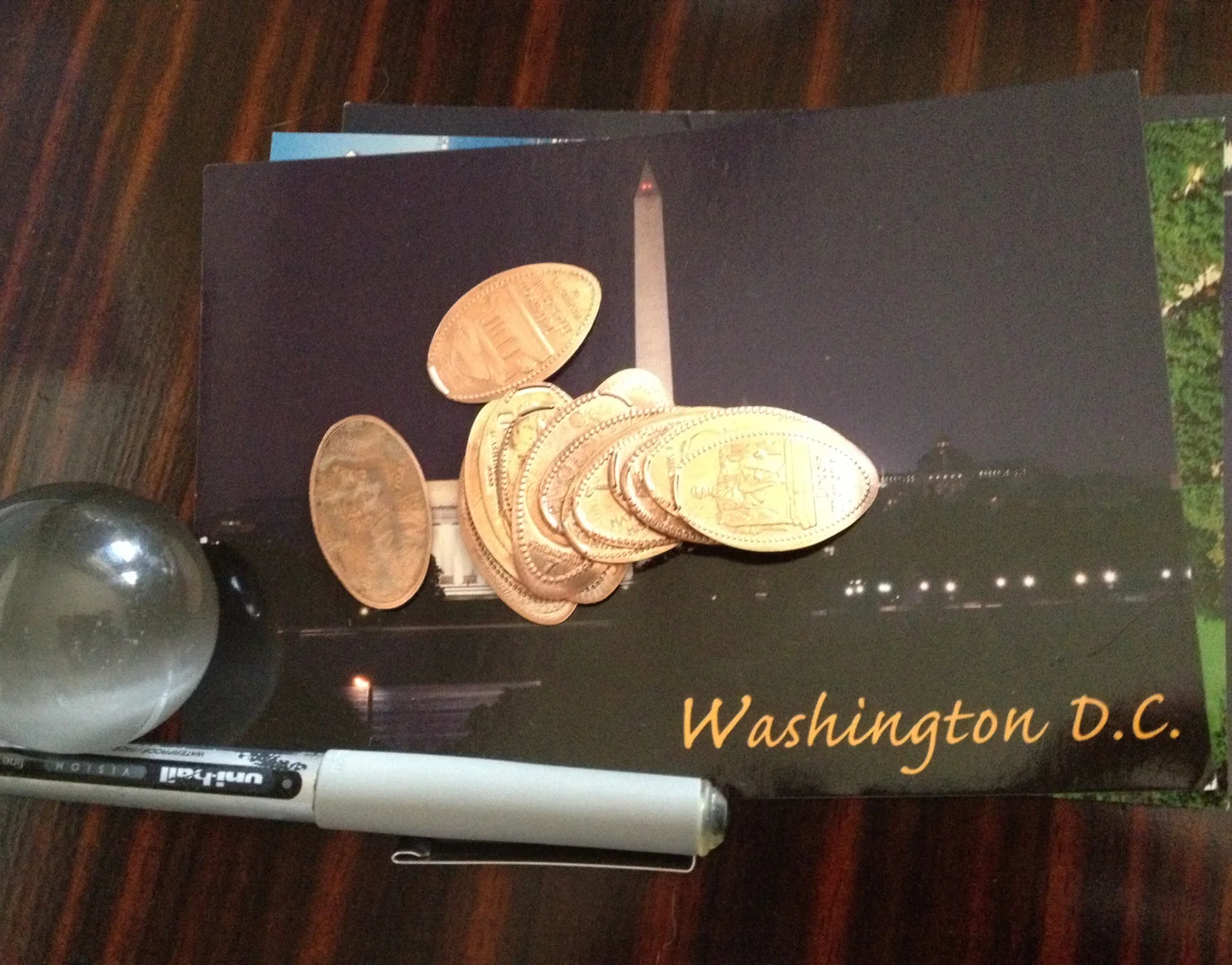 We collected many squished pennies!! If you are a fan of these souvenirs, DC is the place for you!