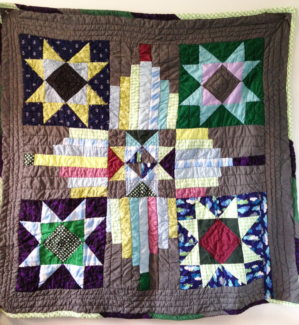 Stars for NFG 2014 (quilt for Crimson)