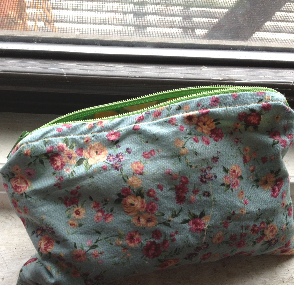 Library Card zipper pouch. 