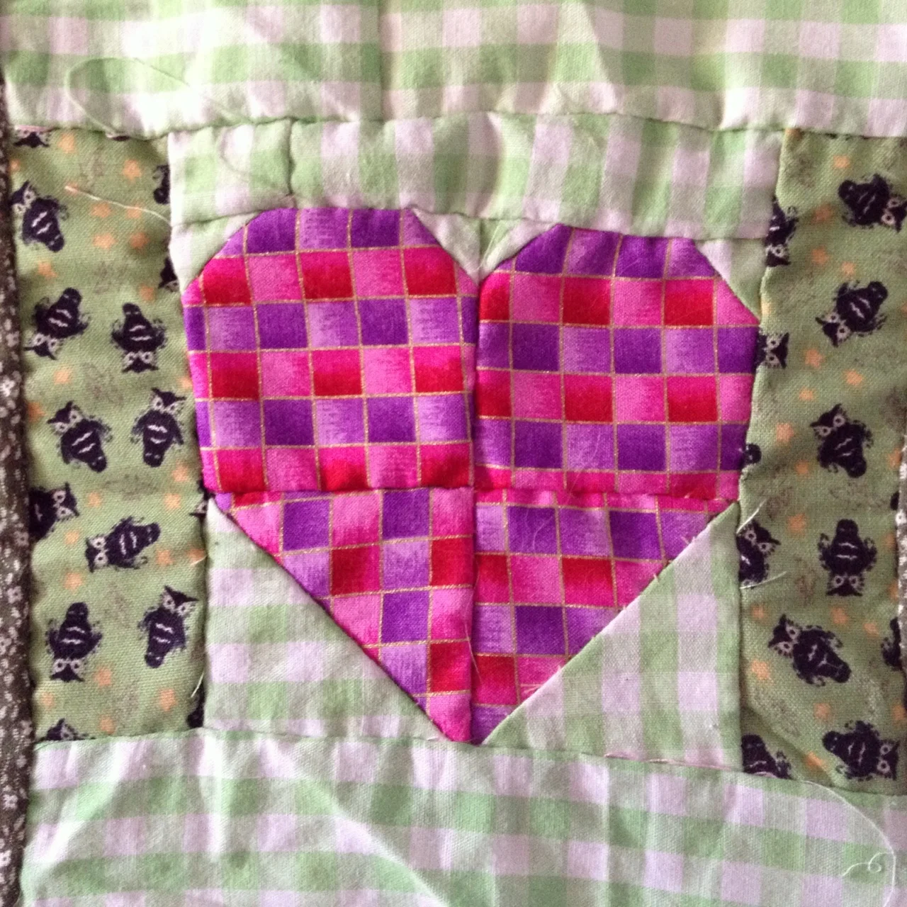 Instagram I took right after making my first block. 