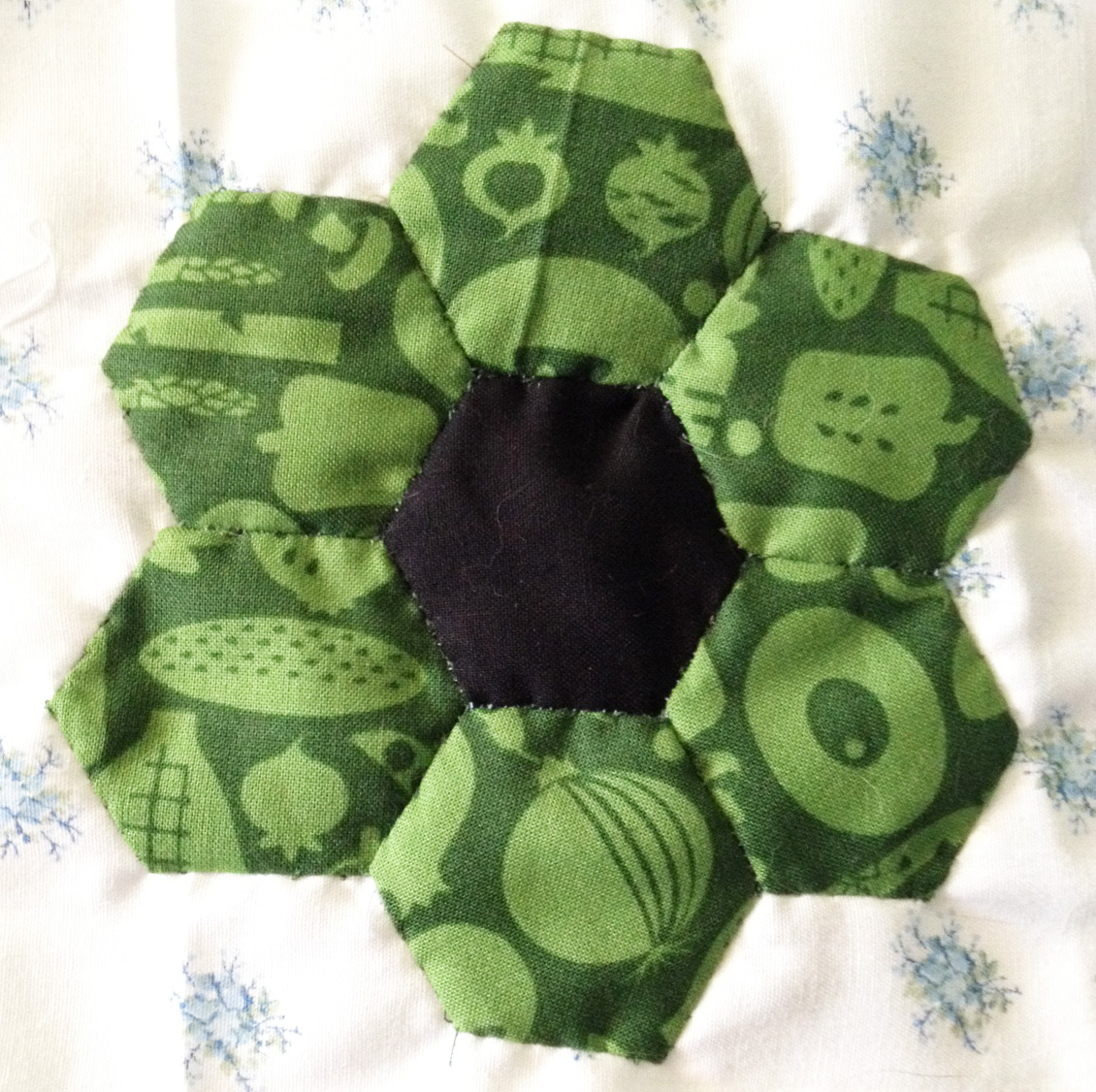 I'm linking this Something New up with Kathy's Quilts for Slow Sunday Stitching (a little late....).