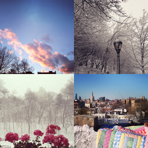 1) The sky is starting to look like Springtime. 2) Last magically white snow storm of March. 3) Earlier in the mouth was pretty powdery, too. 4) Bright skies for photo shoots. 