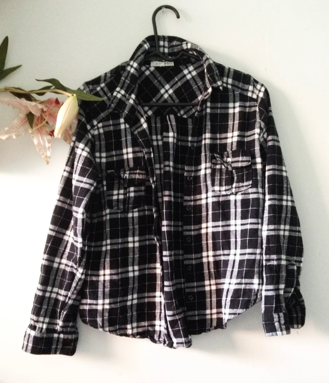Another Mandee find, cheap and versatile. I wear both these tops to work and for day to day! This flannel will be good for spring, too!