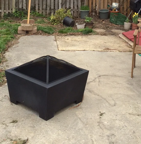 We're working on our yard. Clearly, it needs it. 