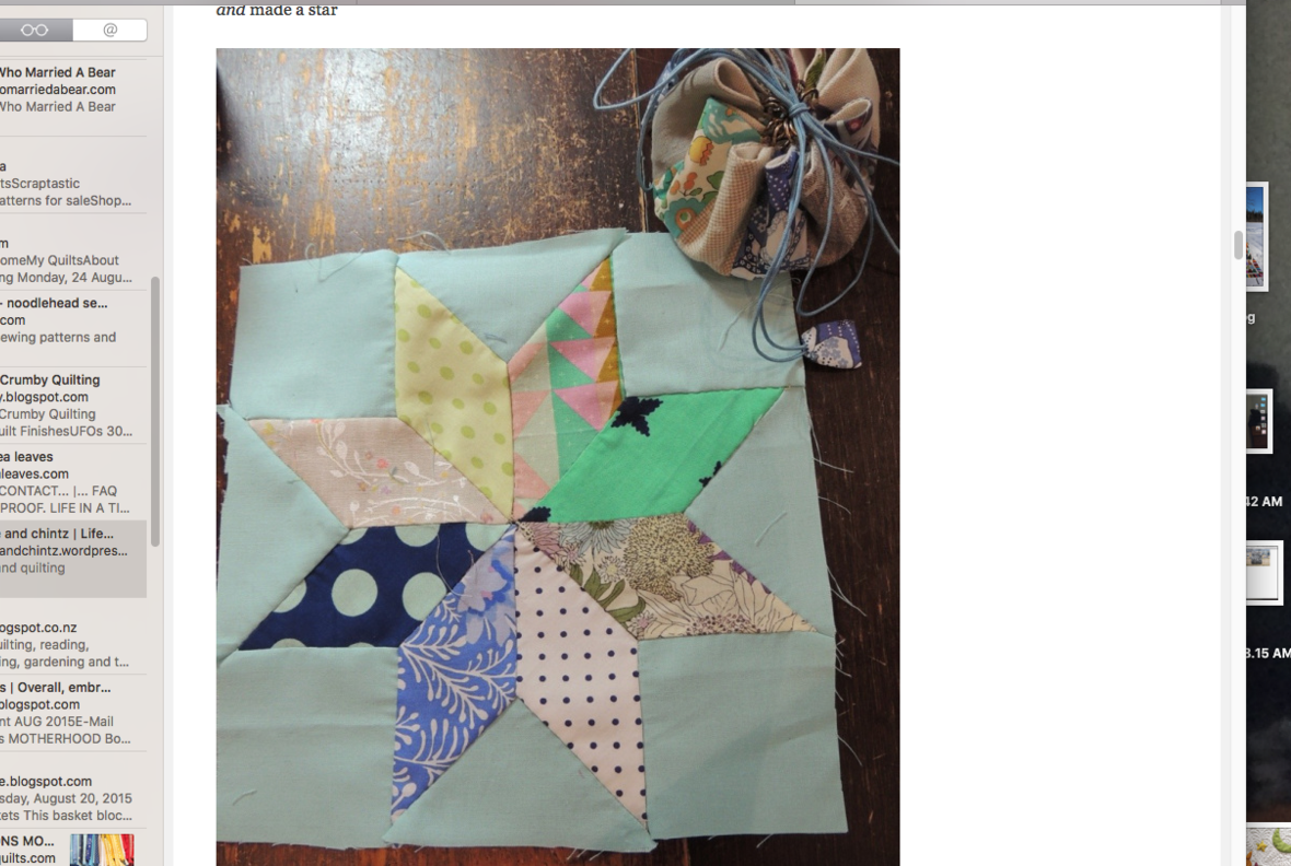 My inspiration came from Pomegranate and Chintz , but I can remember what post...