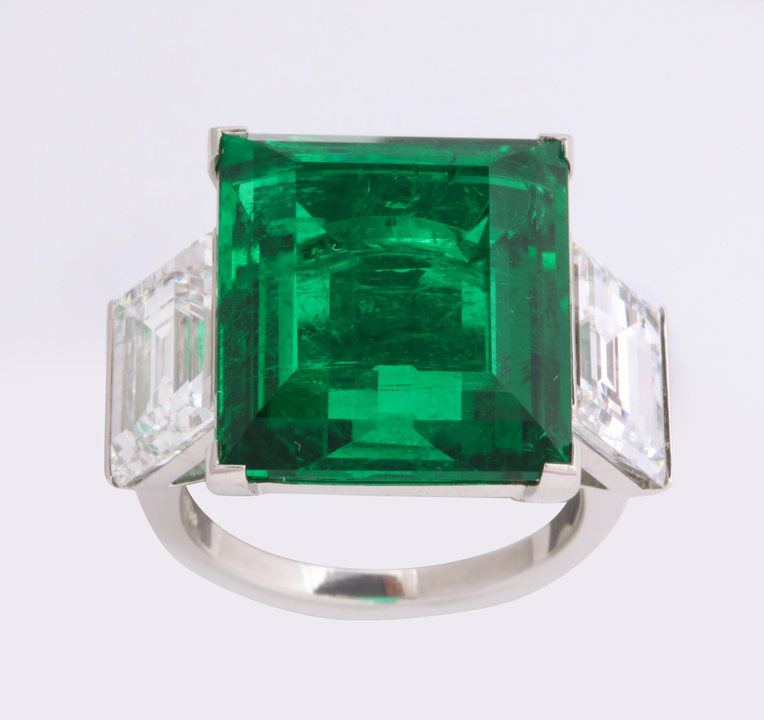 Collectible Colombian Emerald &amp; Diamond Ring