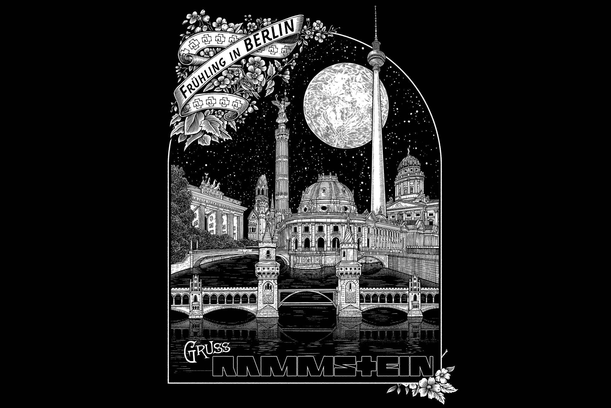 Merch design for the band Rammstein