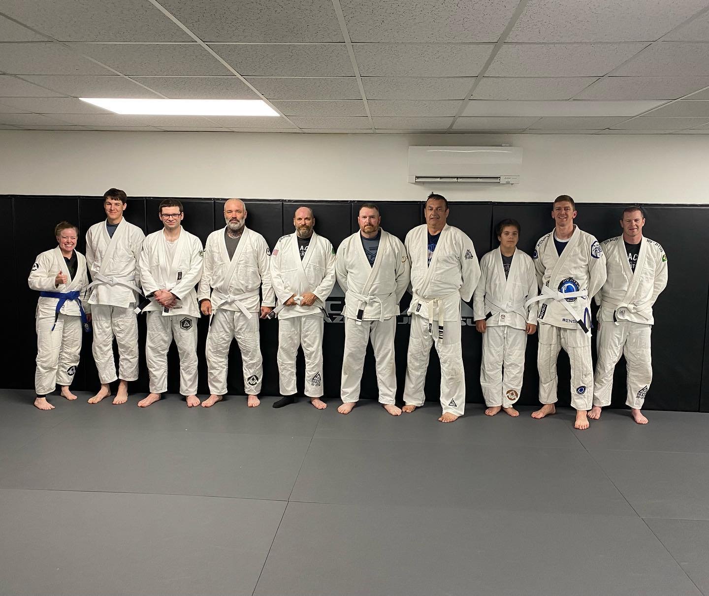A couple of shoutouts to some fresh one stripers in Gracie Combatives! First, Sean earned his first stripe last week. Sean has been a great addition to the gym and is always a pleasure to be around. Has great questions and insights. Secondly, first s